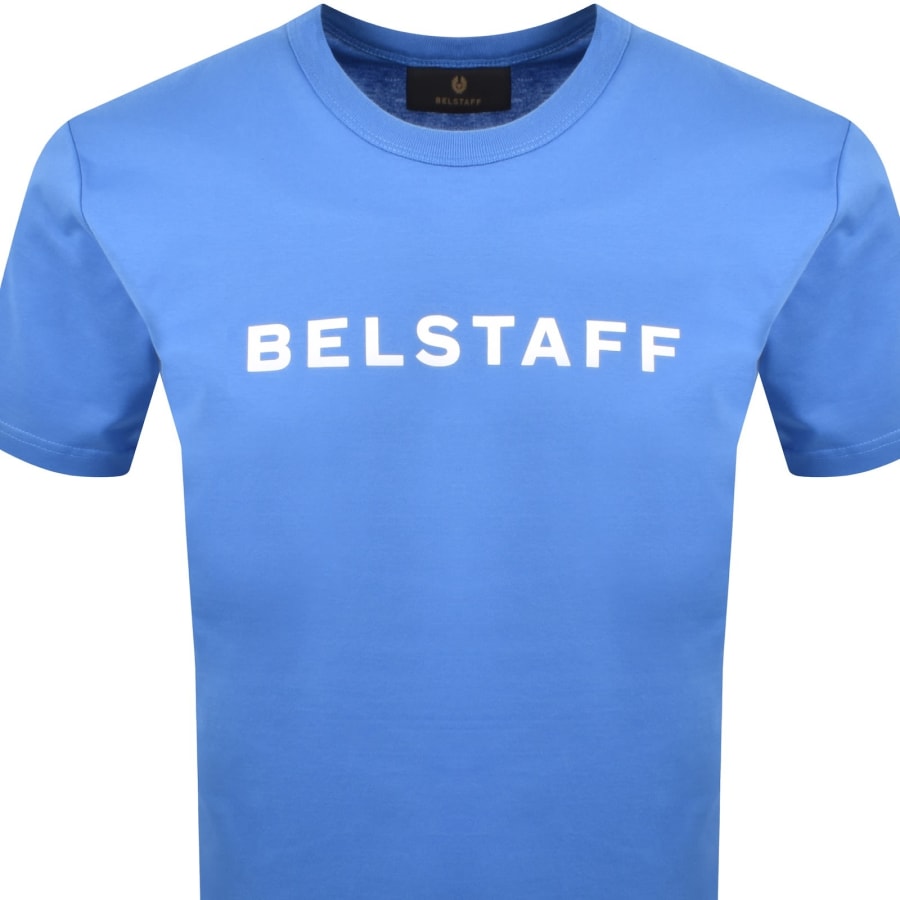 Belstaff Staple Logo T Shirt Hydra Blue | Mainline Menswear